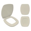 Ver imagem 1 de Assento Sanitário Almofadado Incepa 6lpf Thema Bege Biscuit Sicmol