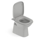 Ver imagem 6 de Vaso Sanitário Convencional com Assento Termofixo Queda Amortecida Debba Classic Roca Cinza/Stone Fosco