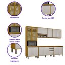 Ver imagem 6 de Cozinha Completa Nala com Cristaleira 5 Peças 12 Portas Mobilihouse