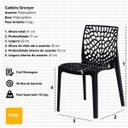 Ver imagem 6 de Kit 2 Cadeiras Gruvyer Preta