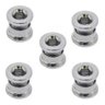 Kit 5 Parafusos Para Gancheira/Coroa Unica, C/Porca 7Mm - 1