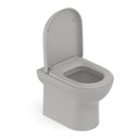 Ver imagem 6 de Vaso Sanitário Convencional com Assento Termofixo Queda Amortecida Nexo Roca Cinza/Stone Fosco