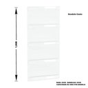 Ver imagem 2 de Kit 5 Bandejas Para Gondola Canto 196 Amapa 40/30 Branco SPE - Amapá