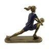 Escultura Decorativa Jogadora Vôlei Estatueta em Resina 16cm - 3