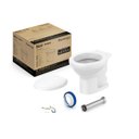 Ver imagem 1 de Kit de Bacia Convencional Assento Pp com Queda Amortecida e Complementos de Instalação Flamingo Roca