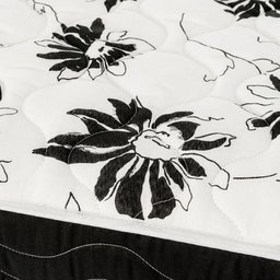 Cama Box Conjugado Viúva Molas Bonnel 44X128X188Cm - 4 Cama Box Conjugado Viúva Molas Bonnel 44X128X188Cm - 4