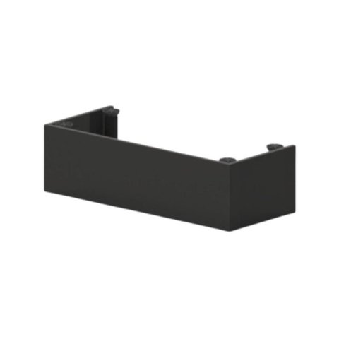 Kit Rodapé para Paneleiro 62cm Veneza com Pés Multimóveis Mp3747 Preto