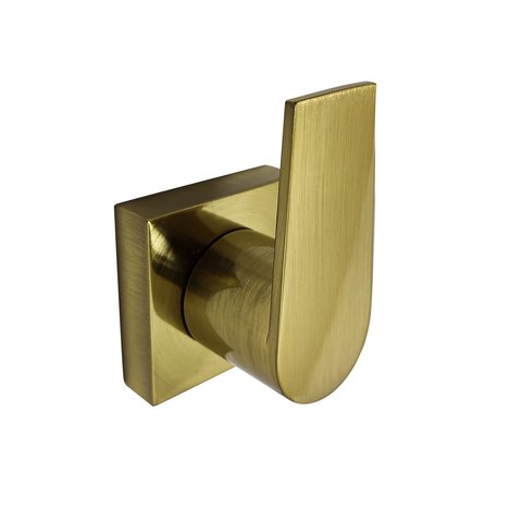 Acabamento Registro Alavanca Dourado Escovado + Adaptador Docol