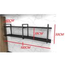 Ver imagem 2 de Nicho Industrial para Microondas Gg, com Furação para Ser Colocado na Parede - 100 Cm