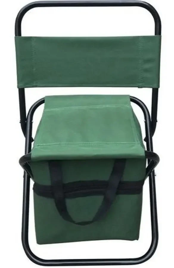 CADEIRA CAMPING PESCA COM BOLSA VERDE - 2