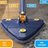 Esfregão Mop de Limpeza Triangular Ajustável Giratório 360° - 8