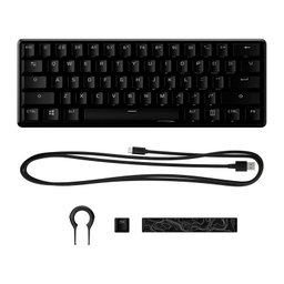 Teclado Mecanico Gamer HyperX Alloy Origins 60, RGB, US, Switch Vermelho, Preto, HKBO1S-RB-US/G - 5