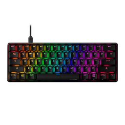 Teclado Mecanico Gamer HyperX Alloy Origins 60, RGB, US, Switch Vermelho, Preto, HKBO1S-RB-US/G - 1
