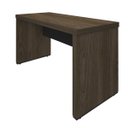 Ver imagem 2 de Mesa Office Executiva Tampo 50mm Tamburato Charuto/Preto