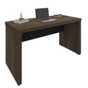 Ver imagem 3 de Mesa Office Executiva Tampo 50mm Tamburato Charuto/Preto