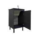 Ver imagem 5 de Balcão de Lavanderia 100% Mdf com Tanque de Fibra 30lt Cor:cinza