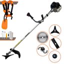 Ver imagem 1 de Roçadeira Lateral Anmax Cg430b 43cc 1,7hp 12000rpm C/ Carretel + Kit de 4 Lâminas de Corte