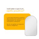 Ver imagem 7 de Espelho Pinterest Orgânico Decorativo Grande 64x44cm Borda em Couro 3cm - Mod. Capela Preto