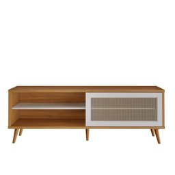 Rack para TV até 60 Polegadas 1 Porta Rattan Palhinha NT 1175 - 4