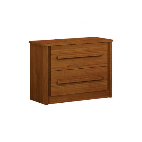 Mesa de Cabeceira 2 Gavetas Lisboa Leifer Moveis Cinamomo