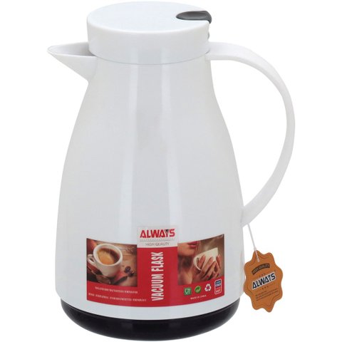 Garrafa Térmica Branca 500 ml 22x13x13cm Blanc