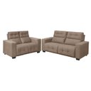 Ver imagem 2 de Conjunto Estofado 2 e 3 Lugares Hannover