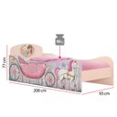 Ver imagem 3 de Jogo Duas Peças Guarda-Roupa Qmovi 2617 e Cama Floresta