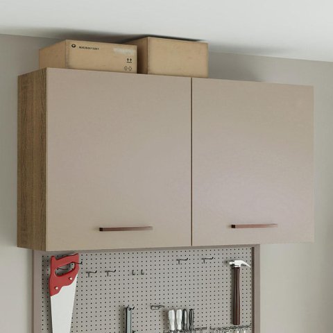 Armário Aéreo Multiuso 120cm 2 Portas Agata Madesa