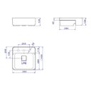 Ver imagem 5 de Cuba Semi Encaixe 40cm Deca Slim Soft Antracite L.61040.m.85