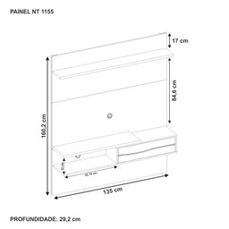Painel para TV até 55 Polegadas NT 1155 - 4