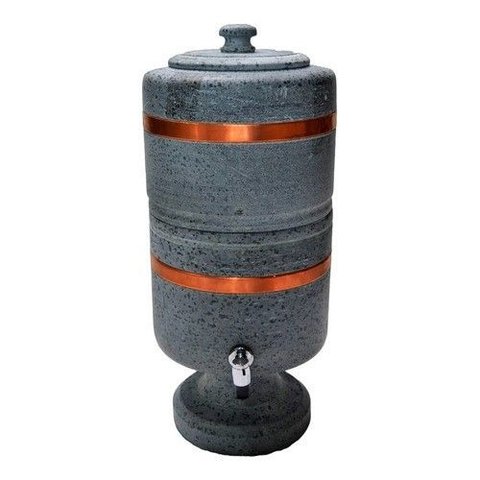 Filtro de Água de Pedra Sabão Torneira e Vela Completo 6 L