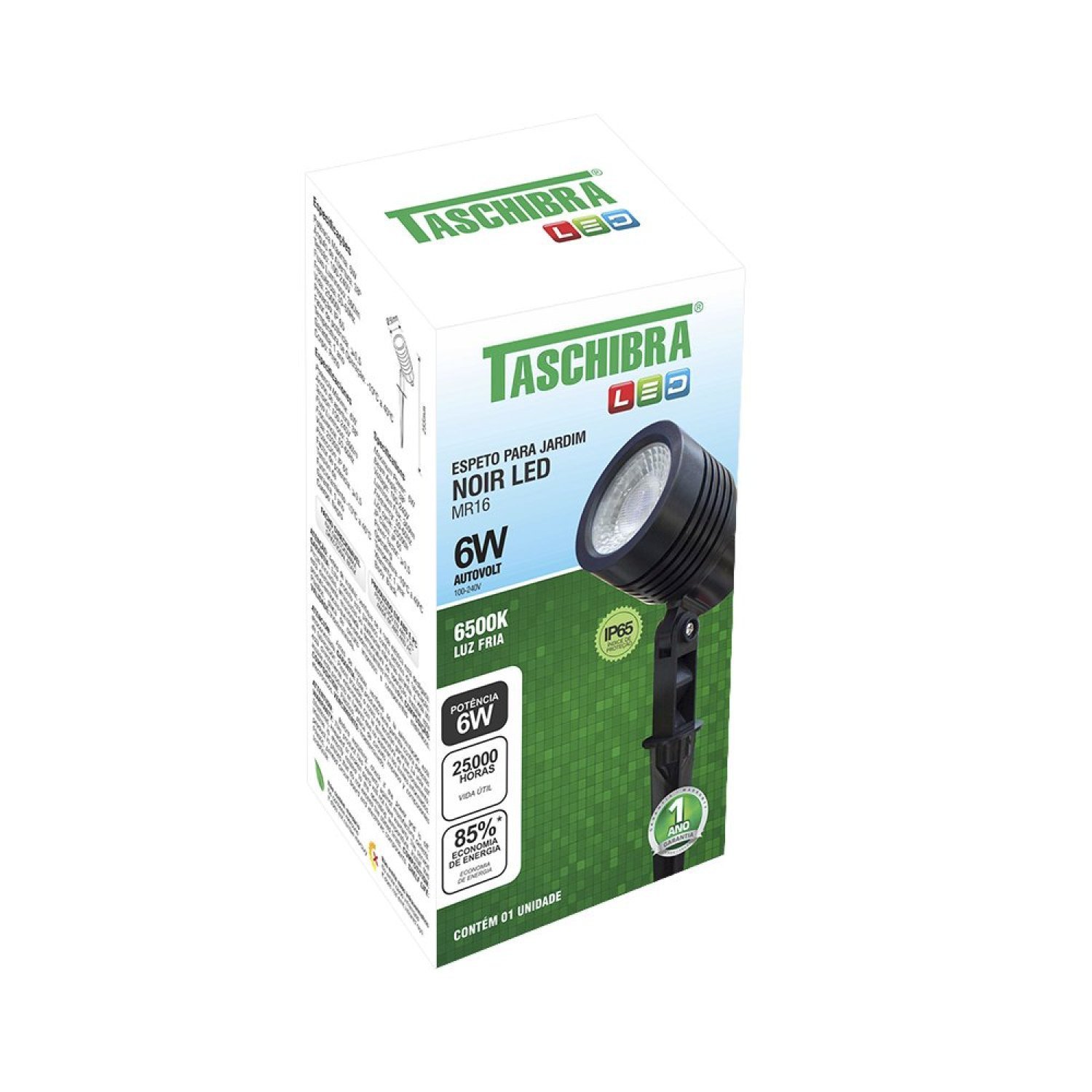 Espeto para Jardim LED Noir MR16 6W 6500k Taschibra - 4