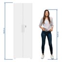 Ver imagem 6 de Armário para Escritório 2 Portas com Chave 61cm Nt 4020 Branco New