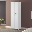 Ver imagem 1 de Armário para Escritório 2 Portas com Chave 61cm Nt 4020 Branco New