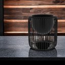 Ver imagem 4 de Cachepô de Metal Preto - 28x26x26cm