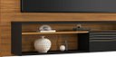 Ver imagem 3 de Painel para TV NT 1100 Freijó com Preto - Notável
