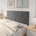 Ver imagem 3 de Cabeceira para Cama Box Queen 1,60 Berlim- 5 Cores:cinza