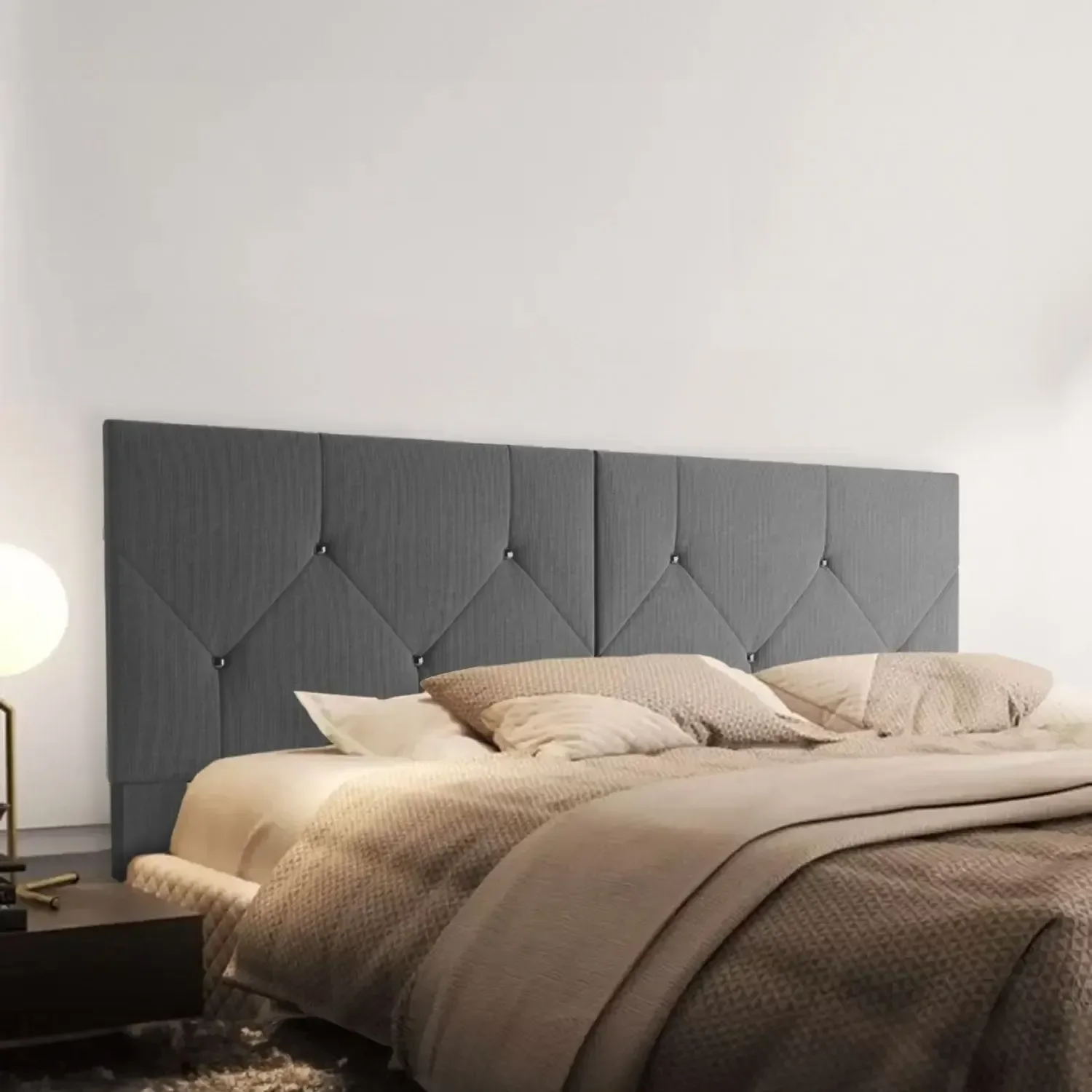 Ver imagem 2 de Cabeceira para Cama Box Queen 1,60 Berlim- 5 Cores:cinza