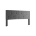 Ver imagem 1 de Cabeceira para Cama Box Queen 1,60 Berlim- 5 Cores:cinza