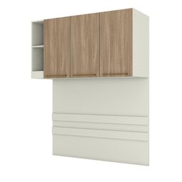 Ponte Casal 03 Portas 1450mm Seletto Areia Hp/jequitibá - Henn - 1