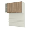 Ver imagem 1 de Ponte Casal 03 Portas 1450mm Seletto Areia Hp/jequitibá - Henn