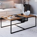 Ver imagem 4 de Mesa de Centro 100cm Est Aço York Vermont Artesano Vermont