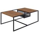 Ver imagem 1 de Mesa de Centro 100cm Est Aço York Vermont Artesano Vermont