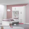 Guarda Roupa Infantil com Cama 4 Portas 3 Gavetas Lisboa Espresso Móveis - 2