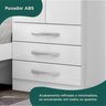 Guarda Roupa Infantil com Cama 4 Portas 3 Gavetas Lisboa Espresso Móveis - 8