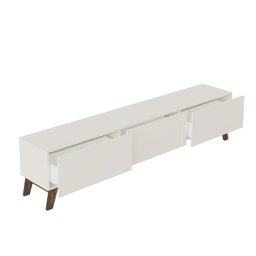 Rack para TV até 70 Polegadas 220cm 3 Gavetas Retrô Manchester Yescasa - 12