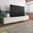 Ver imagem 3 de Rack para TV até 70 Polegadas 220cm 3 Gavetas Retrô Manchester Yescasa