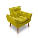 Ver imagem 3 de Kit 02 Poltrona Opala Decorativa Suede