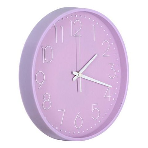 Relógio de Parede Decorativo 30 Cm Silencioso Colorido / 433