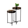 Conjunto de Mesa Lateral Áquila - Preta - 2